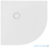 Sanplast Open Mineral BP-M/OPEN brodzik półokrągły z powłoką 90x90x1,5 cm biały 645-430-0430-01-002
